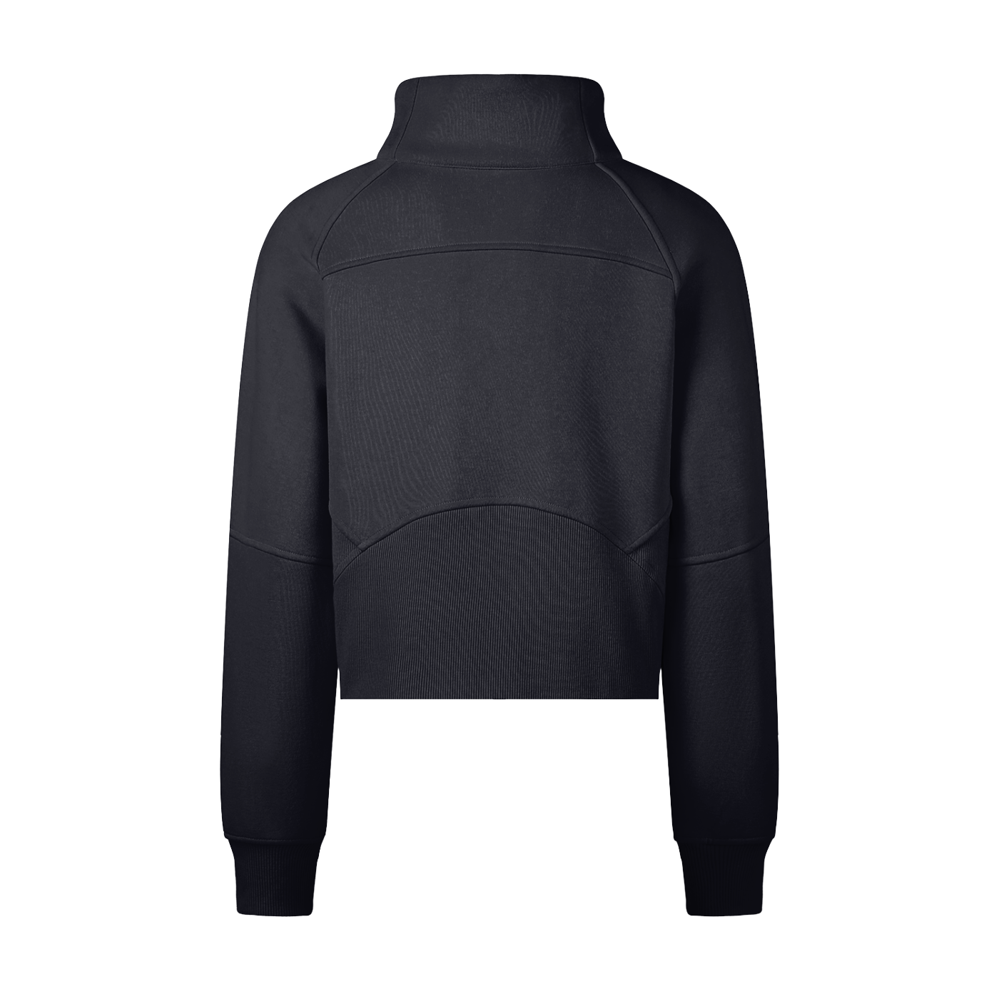 CROPPED HALF-ZIP SWEATSHIRT