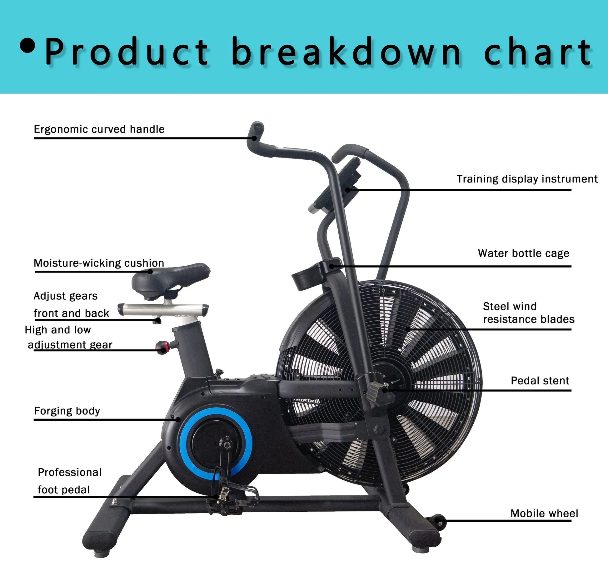 5IVE COMMERICAL EXERCISE BIKE