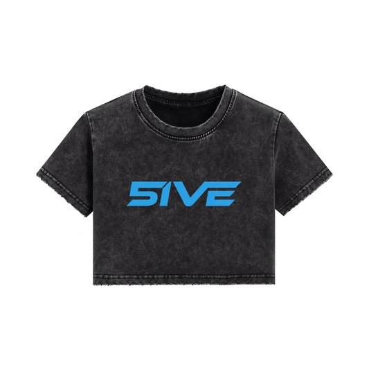 5IVE WASHED CROP TOP